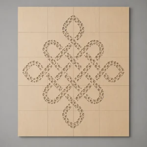 Mosaik Holz-Wandpaneel „Keltische-3“