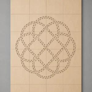 Mosaik Holz-Wandpaneel „Keltische-4“