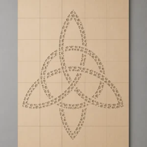 Mosaik Holz-Wandpaneel „Keltische-1“