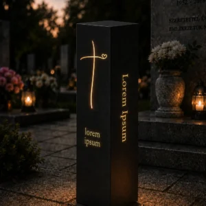 Gedenk-Lichtstelen  "Kreutz mit Herz"