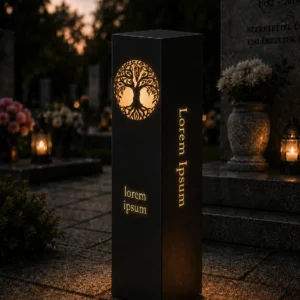Gedenk-Lichtstelen „Lebensbaum”