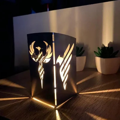 Laserschneider+licht